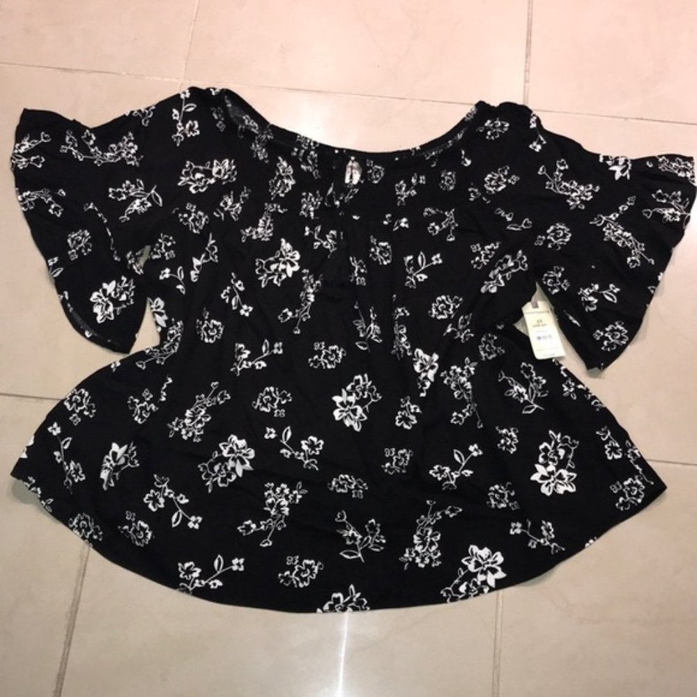 Terra & Sky Blouse 2X
